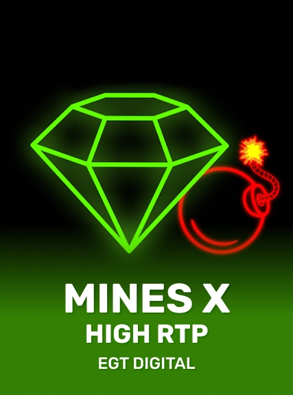 Mines X High RTP game tile