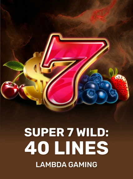 Super 7 Wild: 40 lines game tile