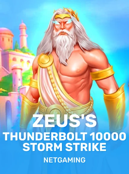 Zeus's Thunderbolt 10000 Storm Strike game tile
